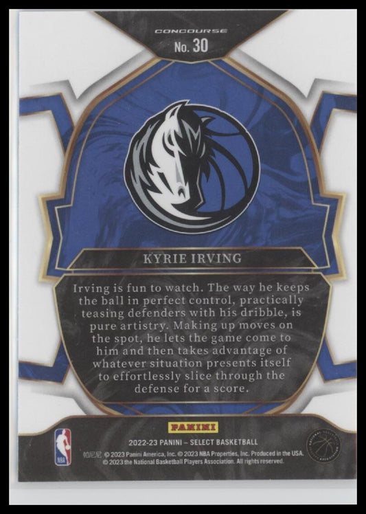 2022-23 Panini Select #30 Kyrie Irving Blue (Retail Base)