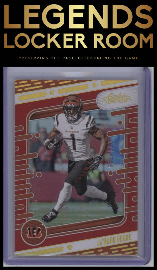 2024 Panini Absolute #22 Ja'Marr Chase Red Spectrum #/125
