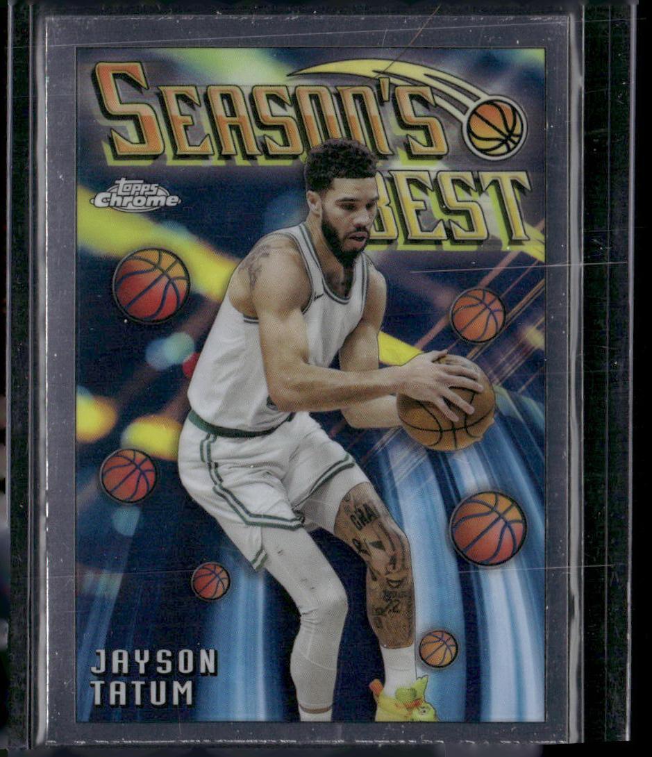 2023-24 Topps Chrome #SB-1 Jayson Tatum Seasons Best