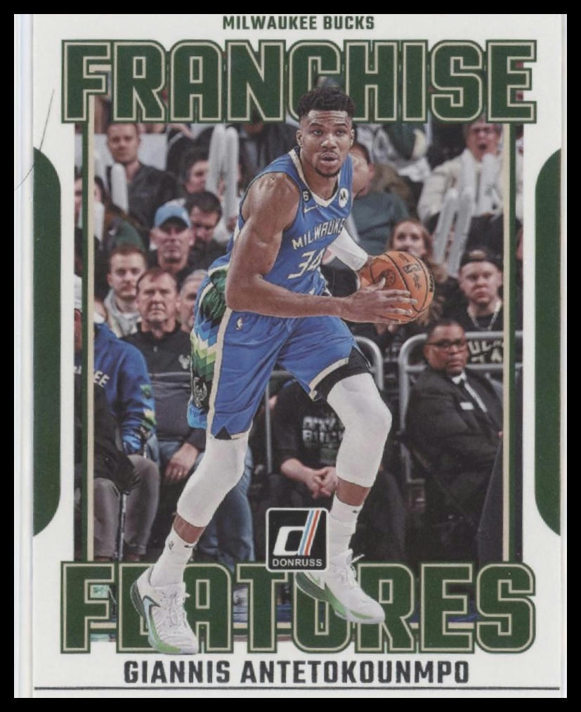 2023-24 Donruss #10 Giannis Antetokounmpo Franchise Features