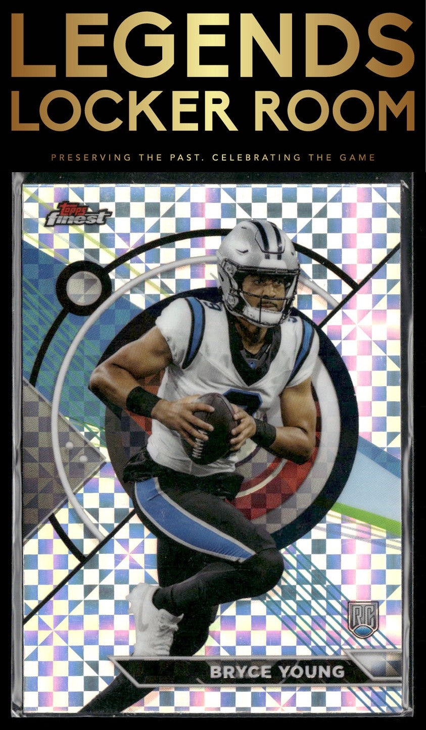 2023 Topps Composite #158 Bryce Young Finest Checkerboard Refractor