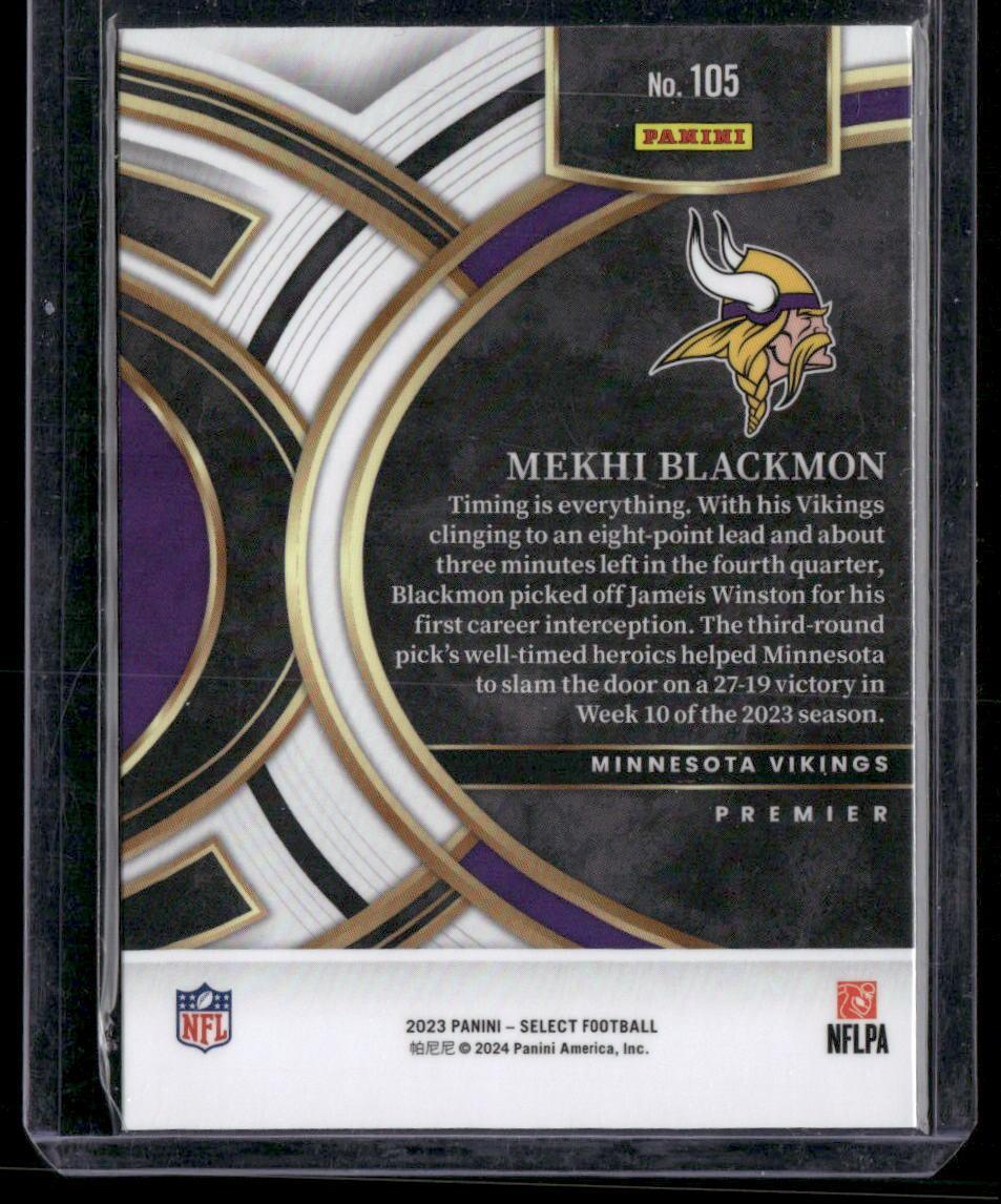 2023 Panini Select #105 Mekhi Blackmon