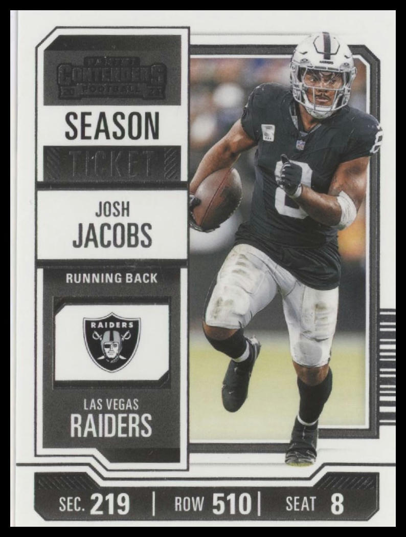2023 Panini Contenders #55 Josh Jacobs