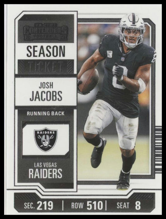 2023 Panini Contenders #55 Josh Jacobs