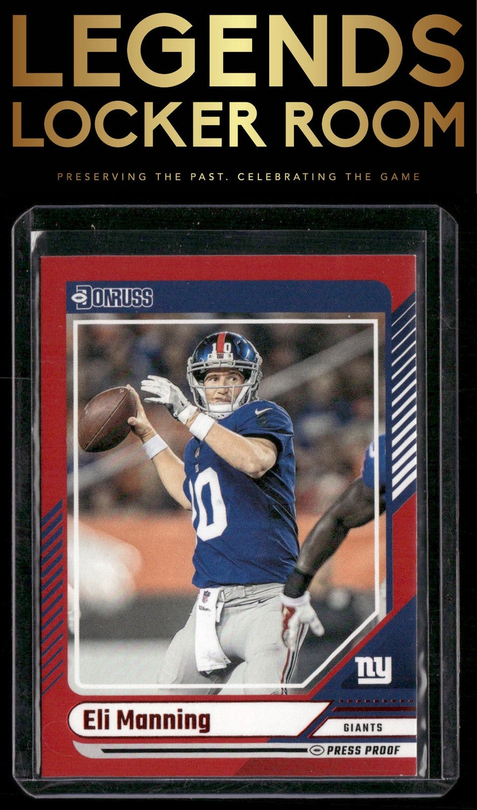 2024 Donruss #75 Eli Manning Press Proof Red