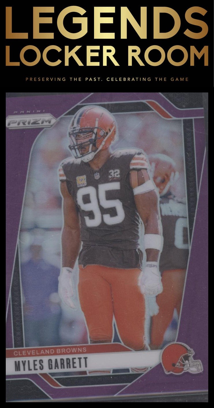 2024 Panini Prizm #69 Myles Garrett Purple #/125