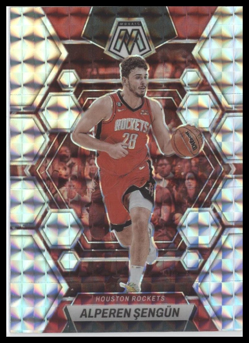 2022-23 Panini Mosaic #41 Alperen Sengun Silver