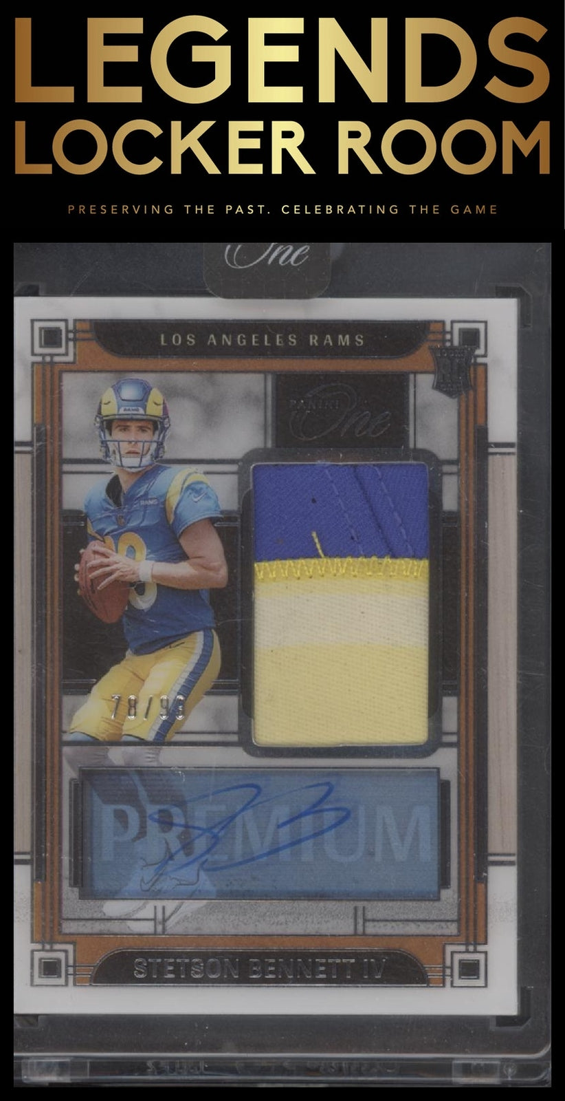 2023 Panini One #139 Stetson Bennett IV #/99