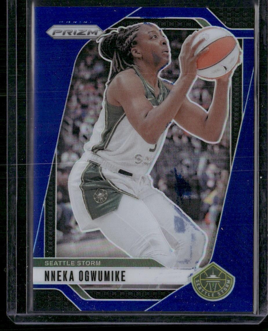 2024 Panini Prizm WNBA #52 Nneka Ogwumike Blue Prizms #/199