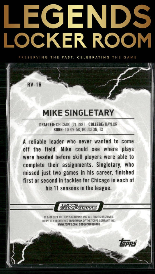 2023 Topps Composite #RV-16 Mike Singletary Resurgence Voltaic
