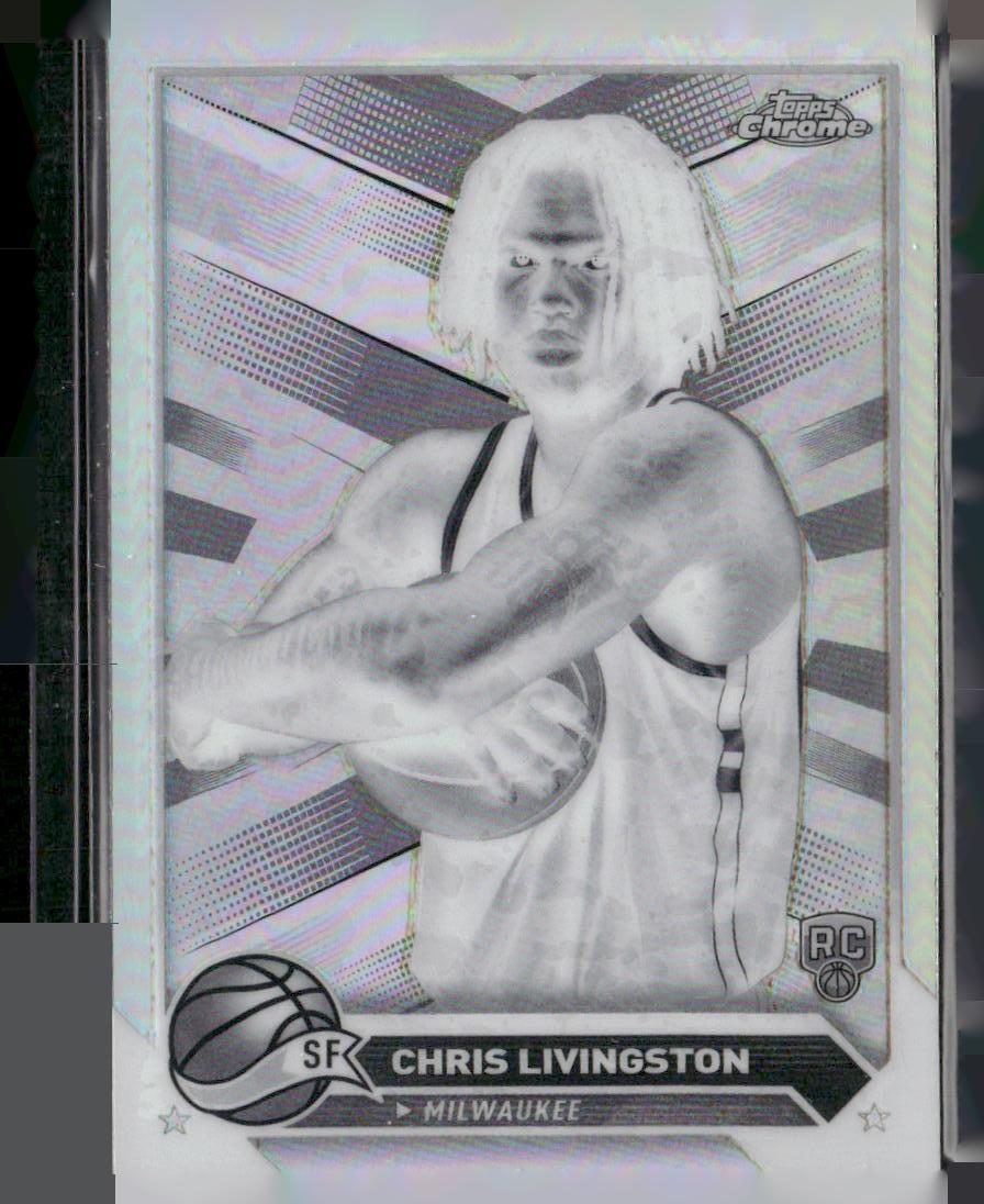 2023-24 Topps Chrome #46 Chris Livingston Negative Refractors