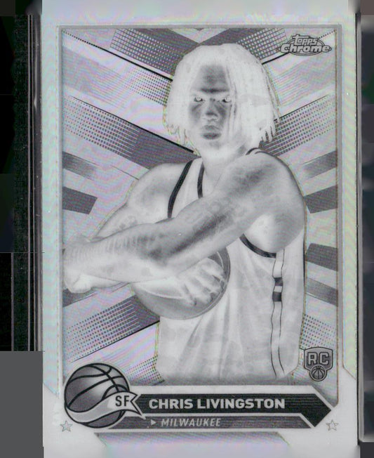 2023-24 Topps Chrome #46 Chris Livingston Negative Refractors