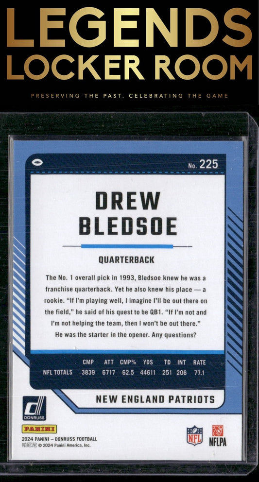 2024 Donruss #225 Drew Bledsoe Press Proof Red