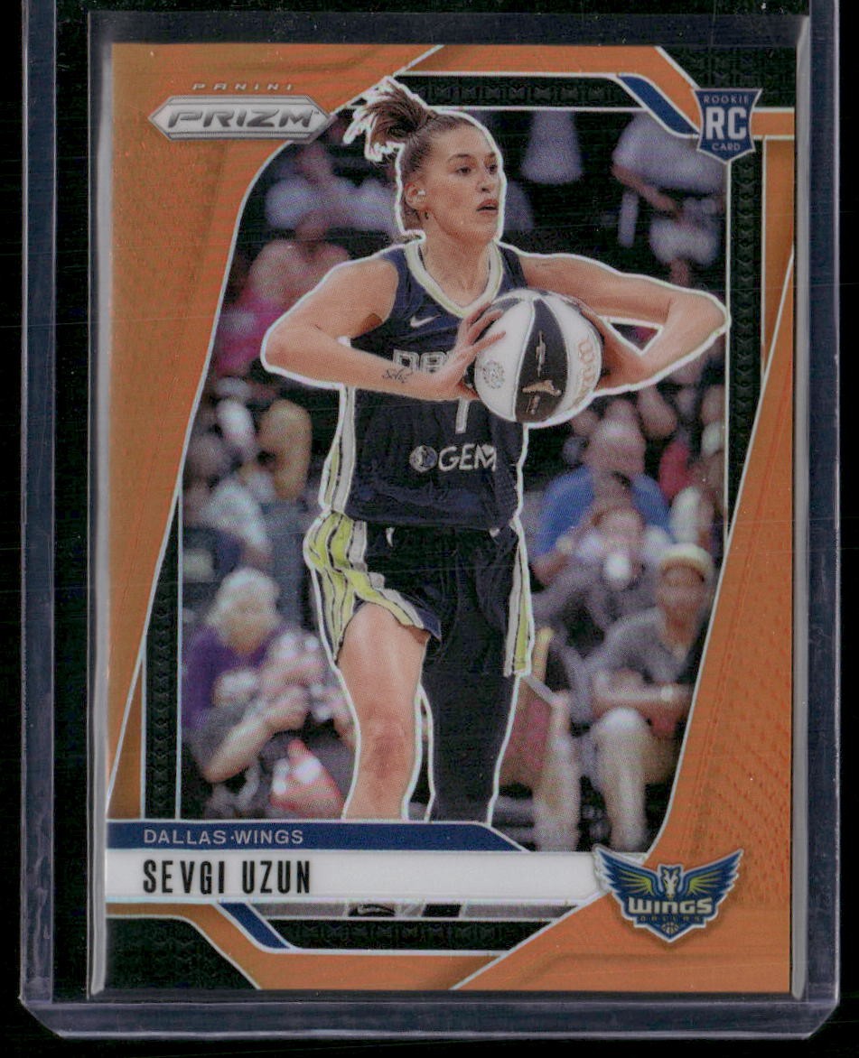 2024 Panini Prizm WNBA #92 Sevgi Uzun Orange Prizms #/99