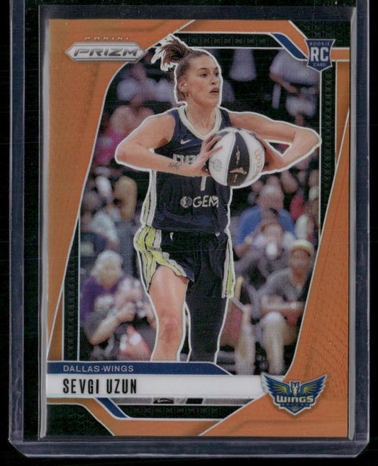 2024 Panini Prizm WNBA #92 Sevgi Uzun Orange Prizms #/99