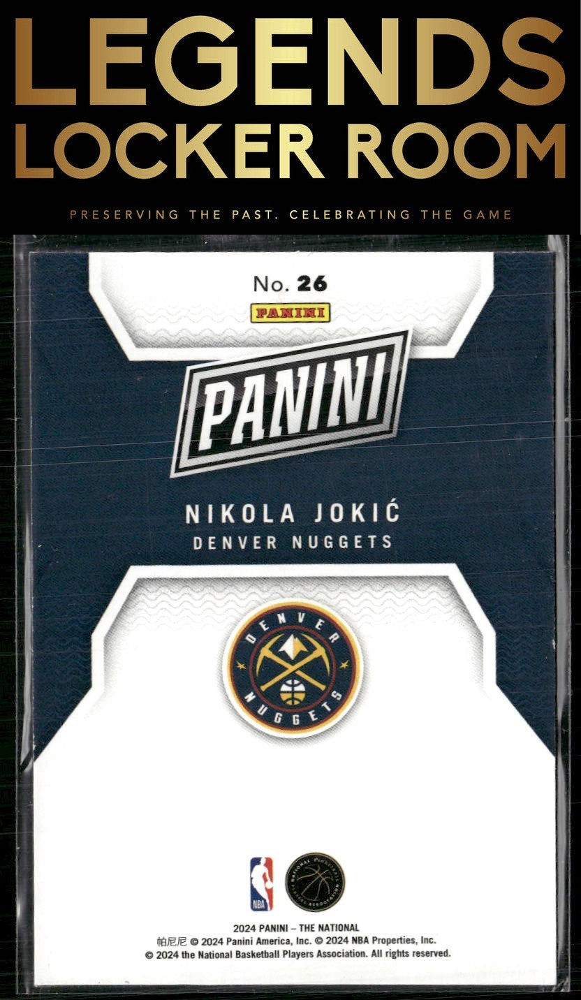 2024 Panini National Sports Convention #26 Nikola Jokic Foil