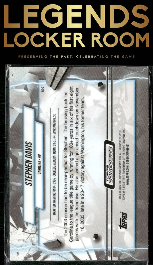 2023 Topps Composite #RG-2 Stephen Davis Resurgence Grounded Orange Refractor