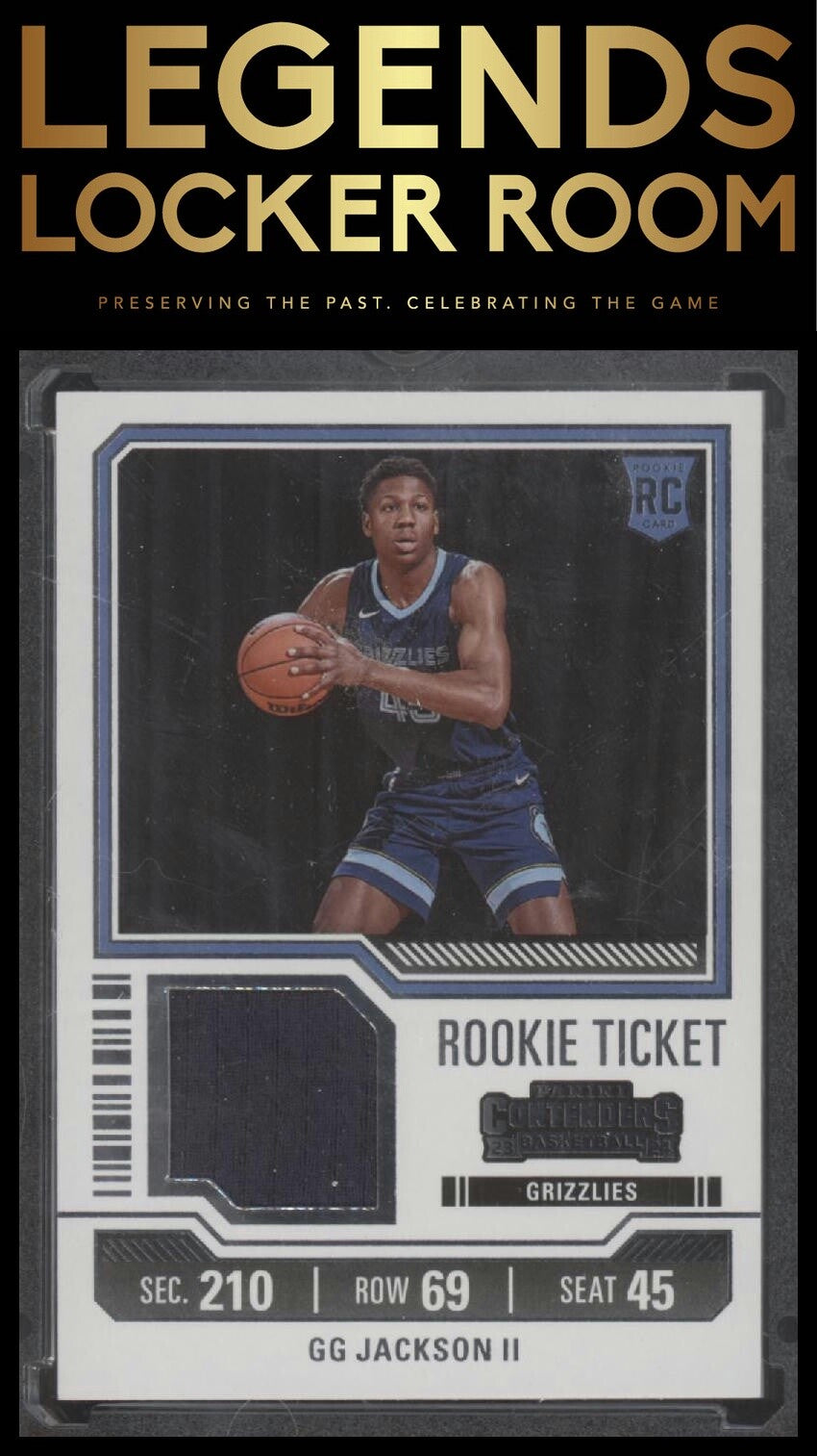 2023-24 Panini Contenders GG Jackson Rookie Ticket Swatches