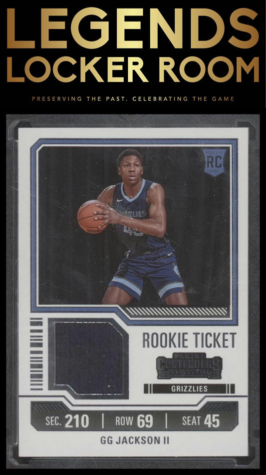2023-24 Panini Contenders GG Jackson Rookie Ticket Swatches