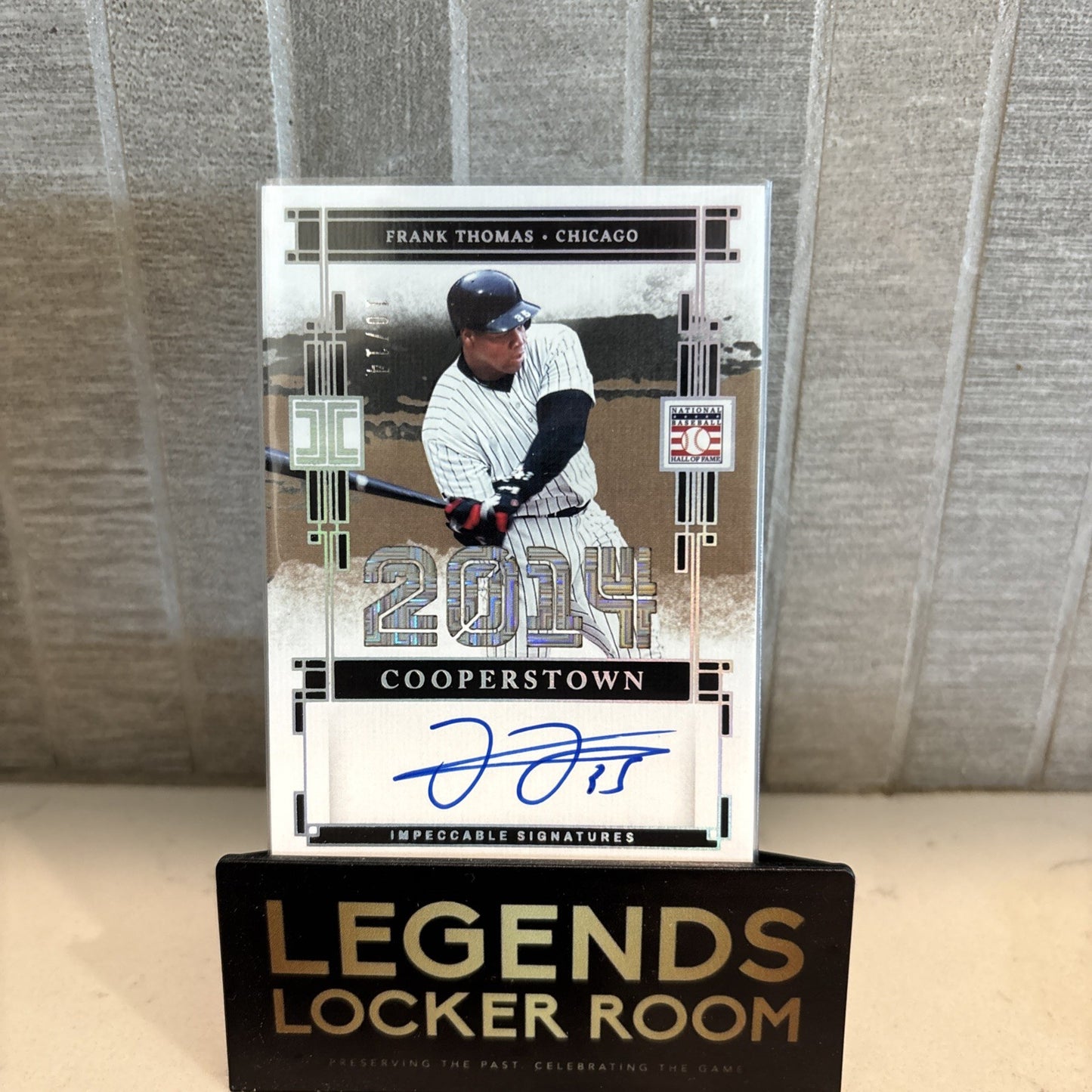 2025 Panini Impeccable Frank Thomas Cooperstown Auto /14