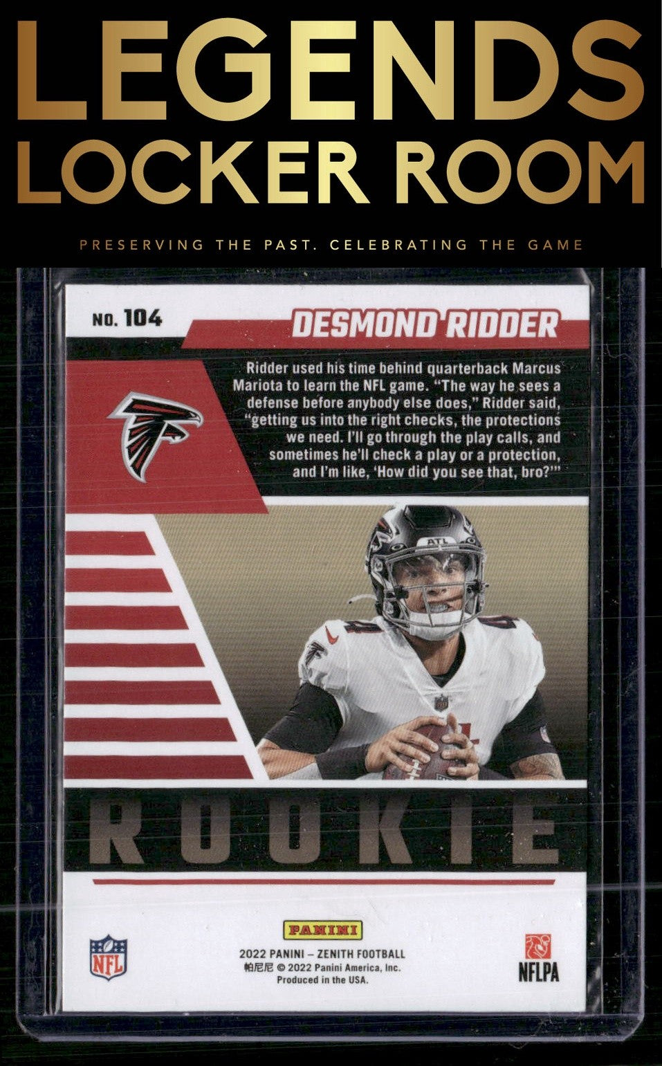 2022 Zenith #104 Desmond Ridder Retail