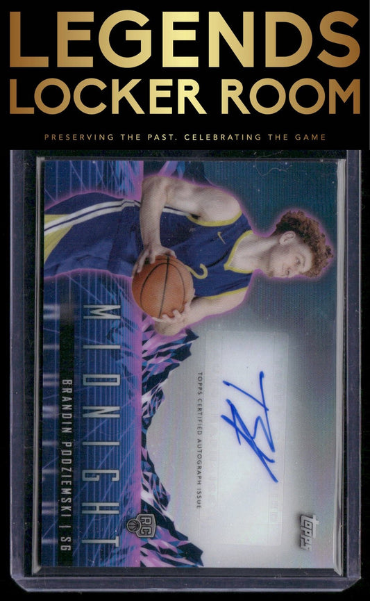 2023-24 Topps Midnight #RHS-BP Brandin Podziemski Rookie Horizon Signatures