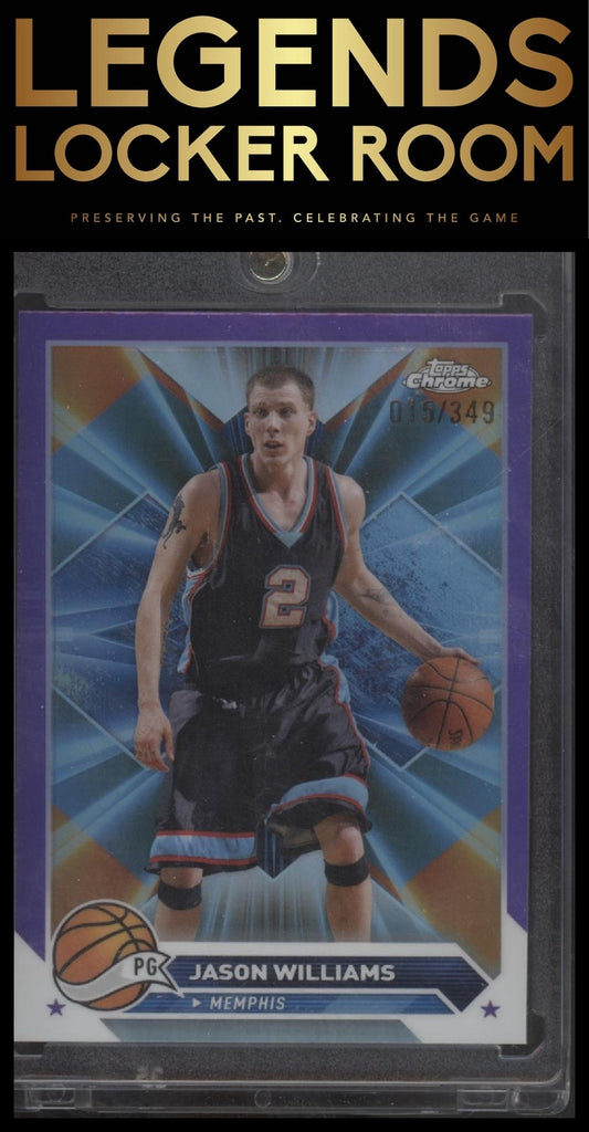 2023-24 Topps Chrome #89 Jason Williams Purple Refractors #/349