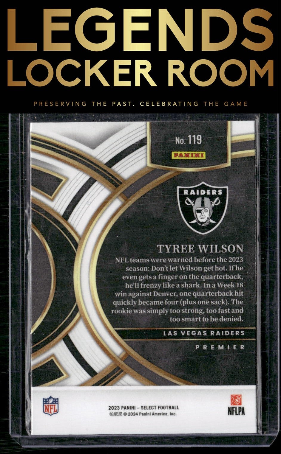 2023 Panini Select #119 Tyree Wilson