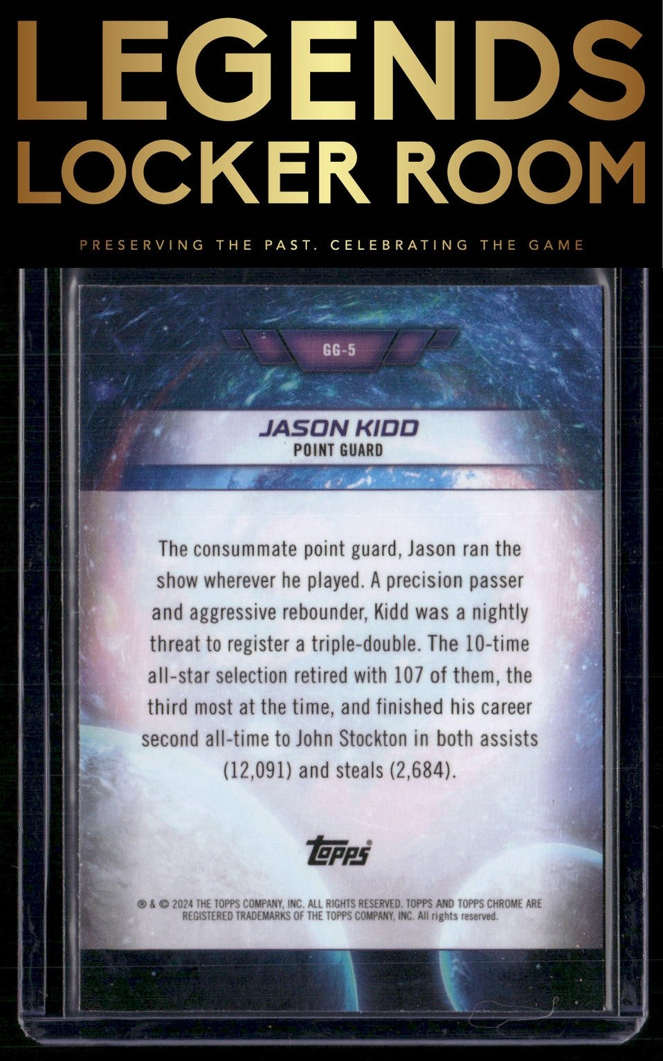 2023-24 Topps Chrome Cosmic #GG-5 Jason Kidd Galaxy Greats