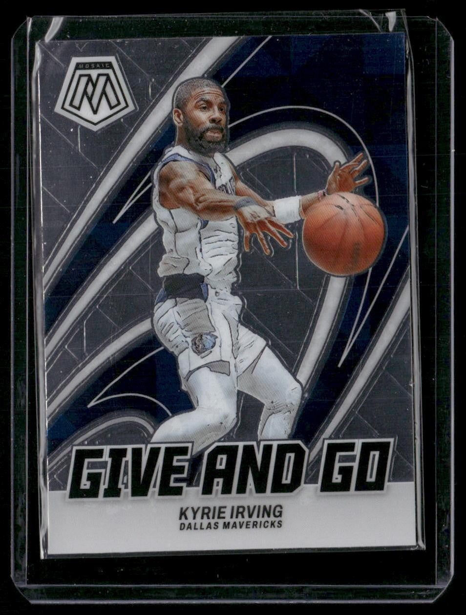 2023-24 Panini Mosaic #8 Kyrie Irving Give and Go