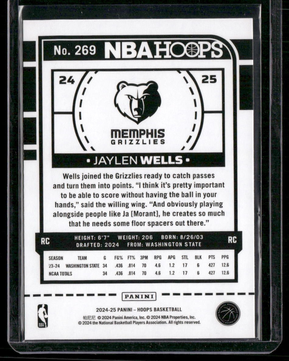 2024-25 Hoops #269 Jaylen Wells