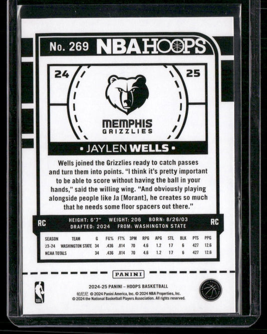 2024-25 Hoops #269 Jaylen Wells