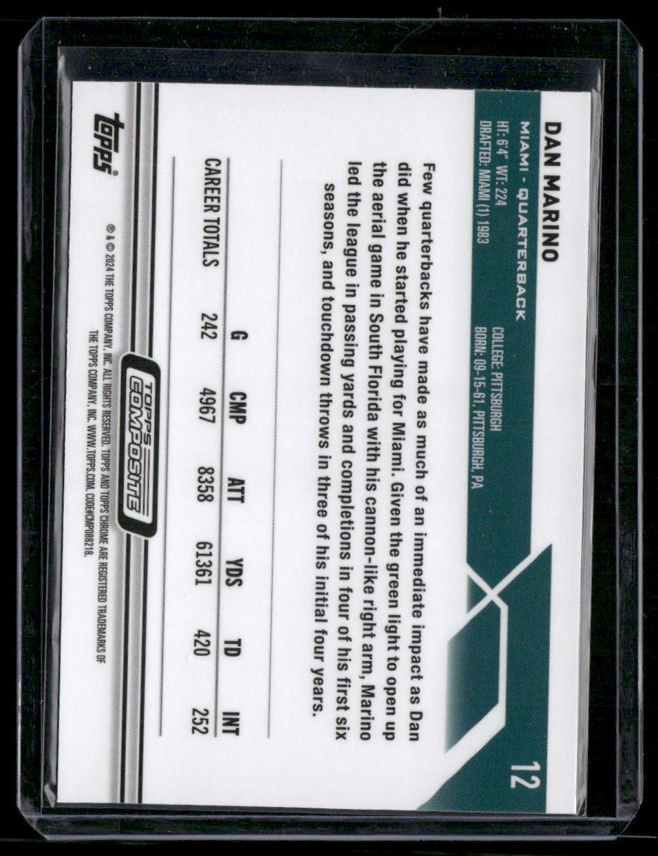 2023 Topps Composite #12 Dan Marino