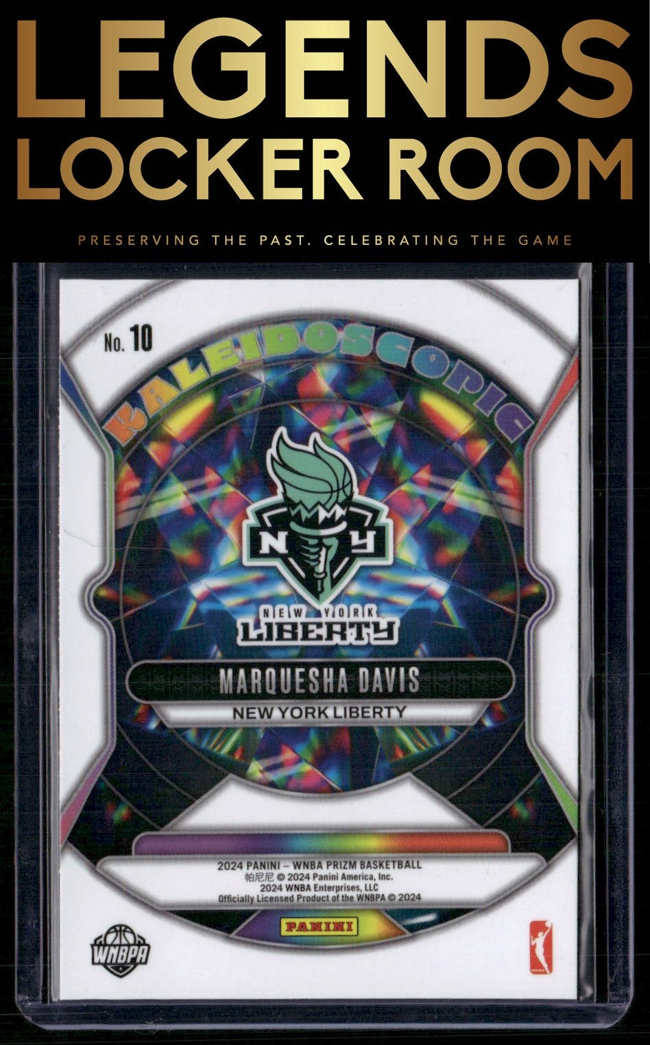 2024 Panini Prizm WNBA #10 Marquesha Davis Kaleidoscopic