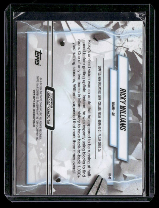2023 Topps Composite #RG-12 Ricky Williams Resurgence Grounded