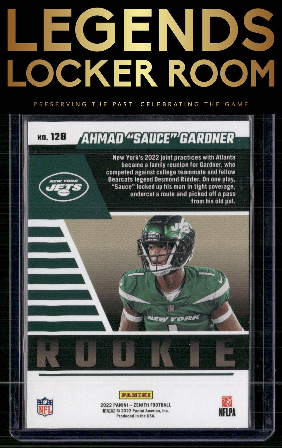 2022 Zenith #128 Ahmad "Sauce" Gardner Retail