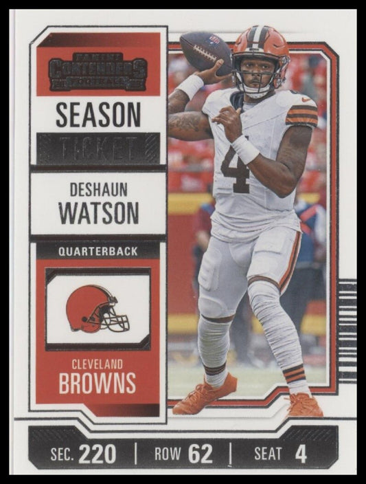 2023 Panini Contenders #24 Deshaun Watson Season Ticket Retail