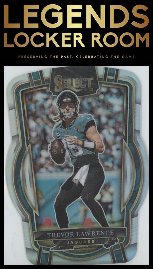 2022 Panini Select #254 Trevor Lawrence Silver Prizm Die Cut