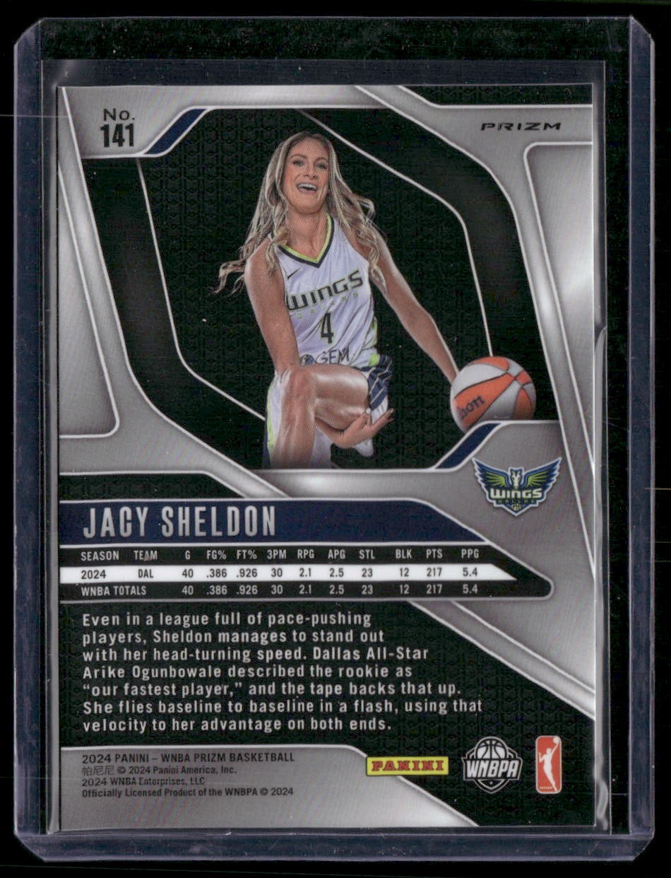 2024 Panini Prizm WNBA #141 Jacy Sheldon Silver Prizms