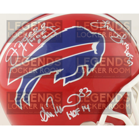 Buffalo Bills Hall of Fame Trinity: Jim Kelly, Thurman Thomas, Andre Reed Signed