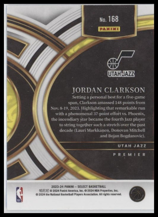 2023-24 Panini Select #168 Jordan Clarkson