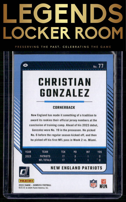2024 Donruss #77 Christian Gonzalez
