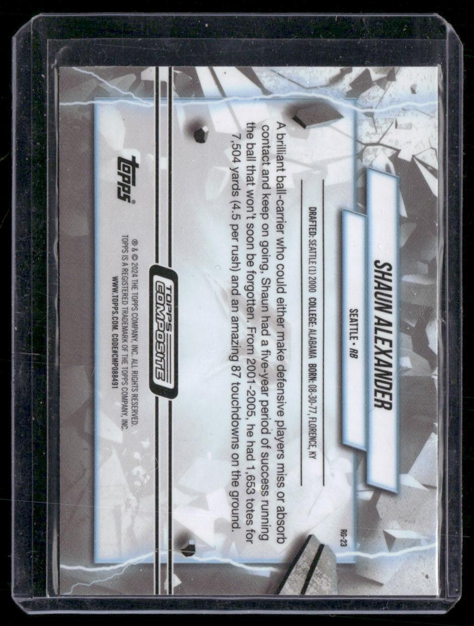 2023 Topps Composite #RG-23 Shaun Alexander Resurgence Grounded