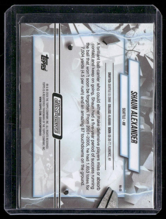 2023 Topps Composite #RG-23 Shaun Alexander Resurgence Grounded