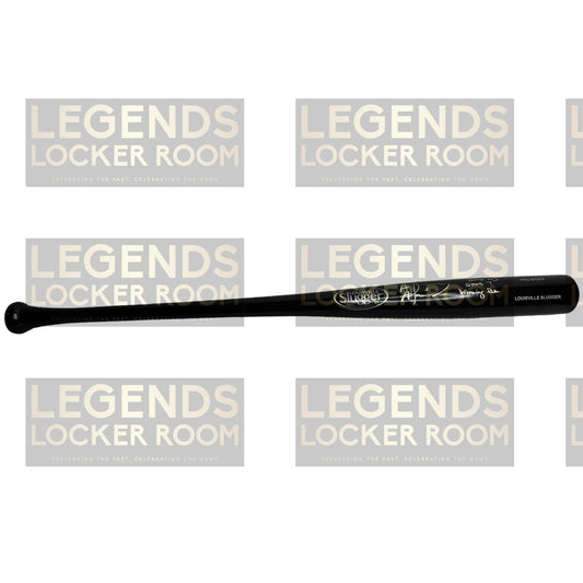 Albert Almora Jr. Signed Bat 2016 World Series Game 7 Winning Run Inscribed