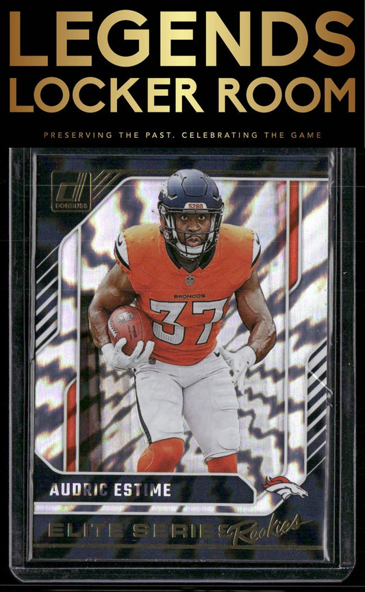 2024 Donruss #19 Audric Estime The Elite Series Rookies