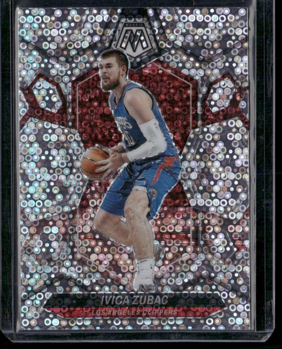 2023-24 Panini Mosaic #200 Ivica Zubac Fast Break Silver