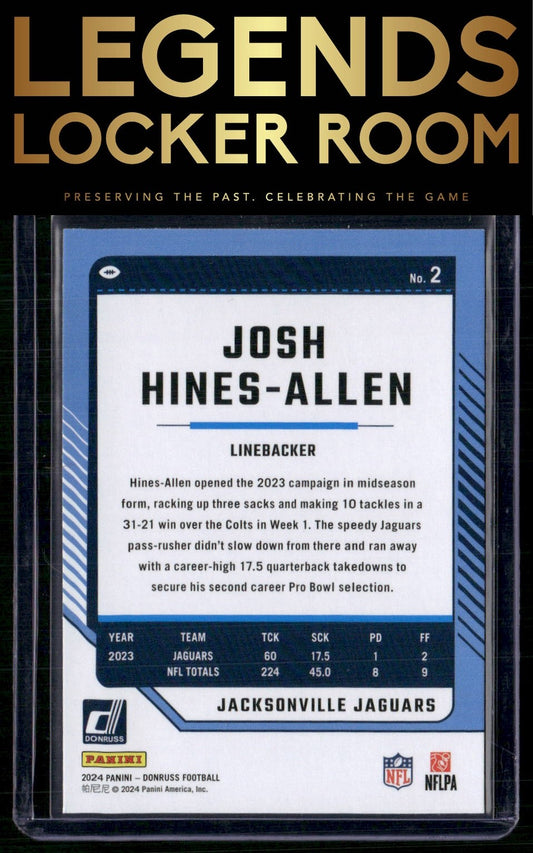 2024 Donruss #2 Josh Hines-Allen