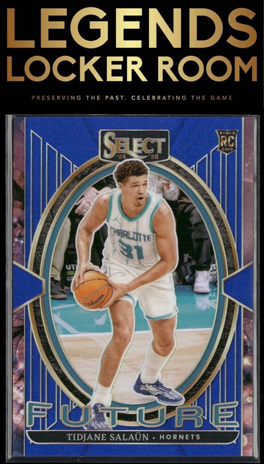 2024-25 Panini Select #12 Tidjane Salaun Future Blue Prizm /75