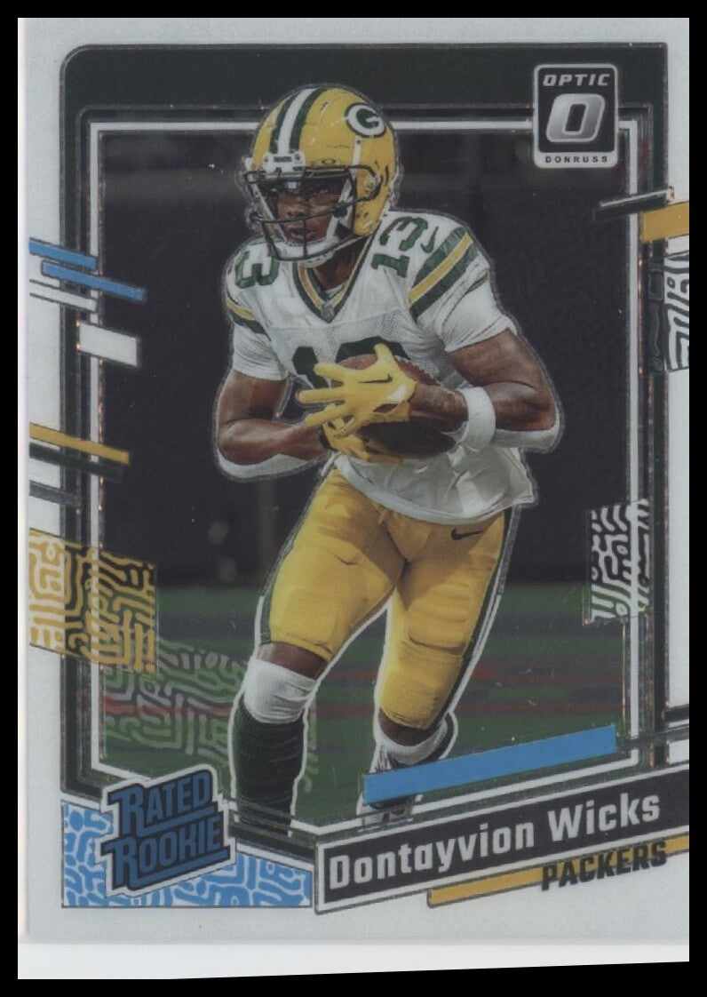 2023 Donruss Optic #249 Dontayvion Wicks